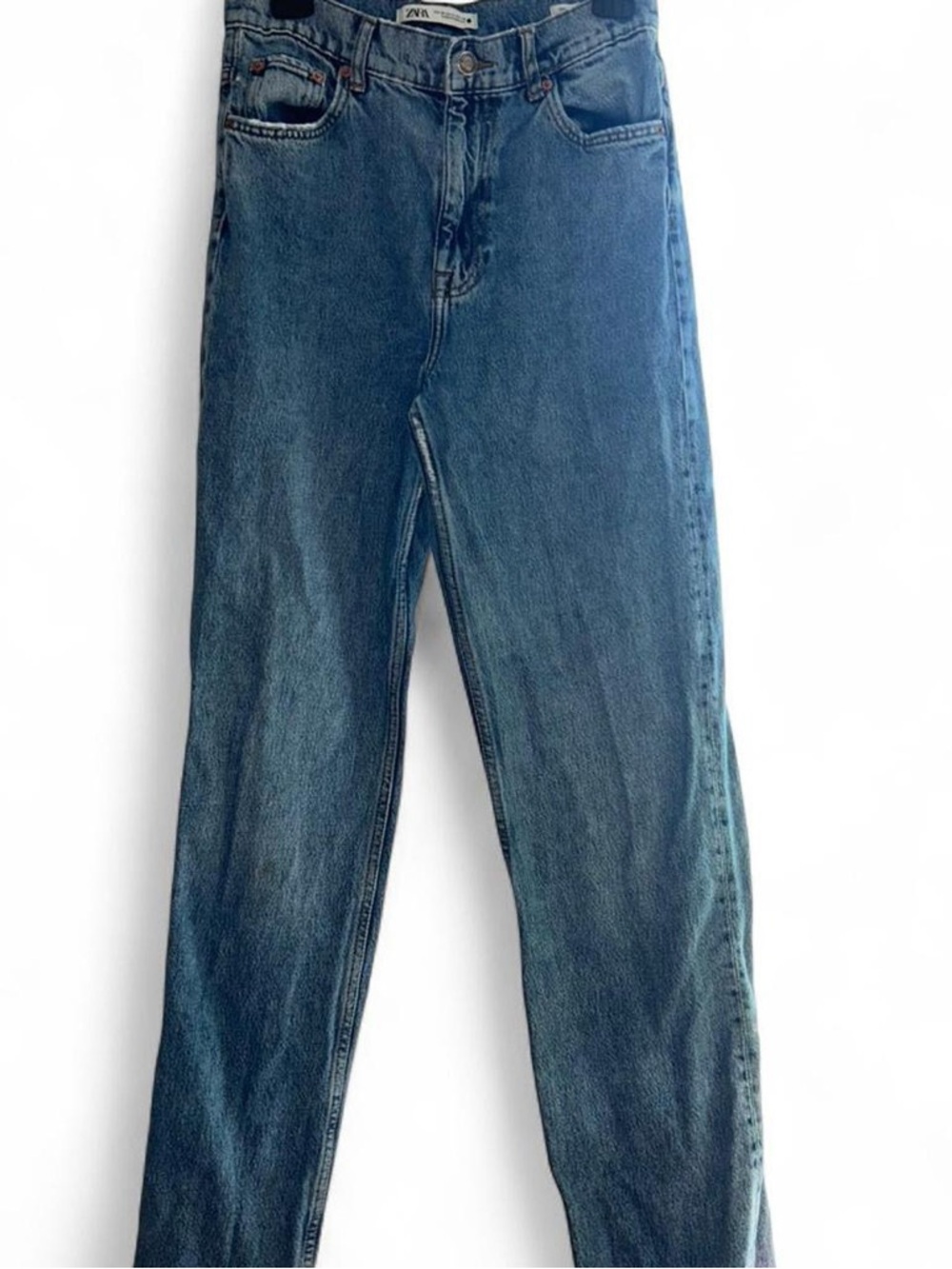 Zara Dark Blue Wide Leg Jeans